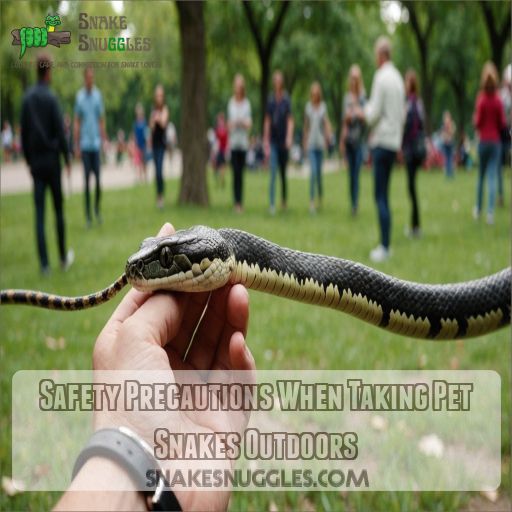 Safety Precautions When Taking Pet Snakes Outdoors