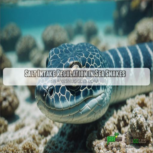 Salt Intake Regulation in Sea Snakes