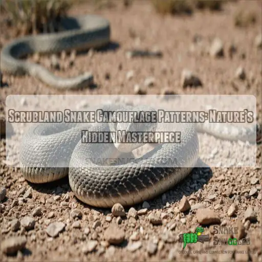 Scrubland snake camouflage patterns