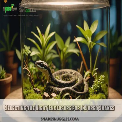 Selecting the Right Enclosure for Injured Snakes