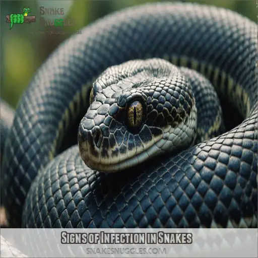 Signs of Infection in Snakes