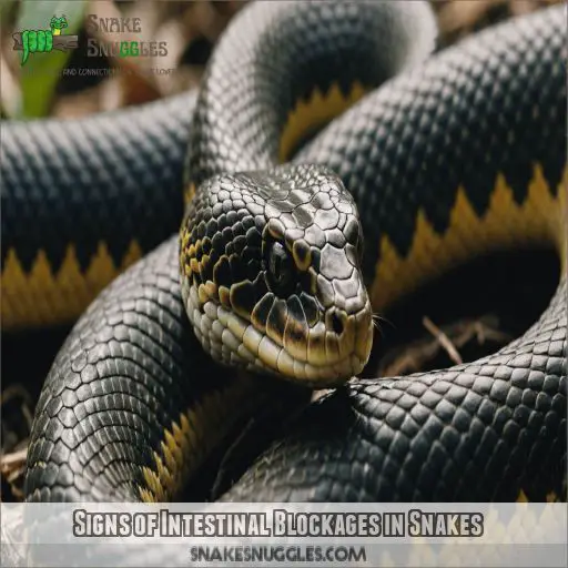 Signs of Intestinal Blockages in Snakes