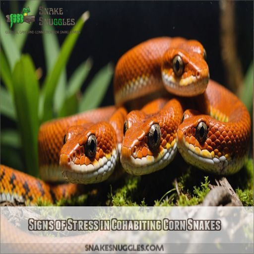 Signs of Stress in Cohabiting Corn Snakes