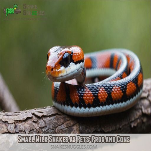 Small Milk Snakes as Pets: Pros and Cons