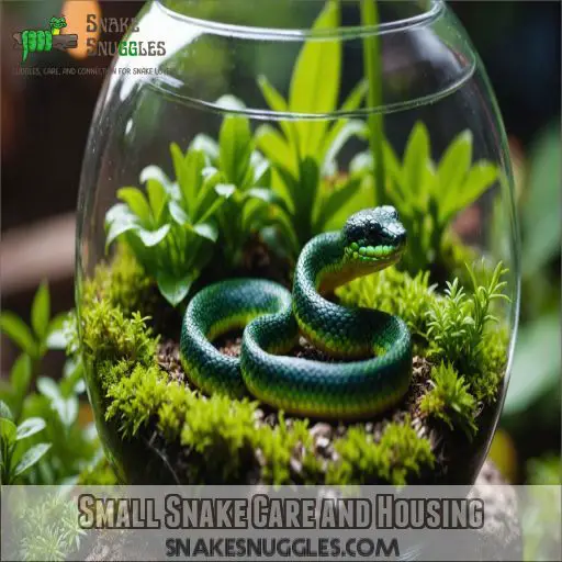 Small Snake Care and Housing