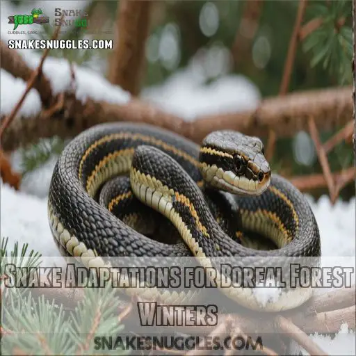 Snake Adaptations for Boreal Forest Winters