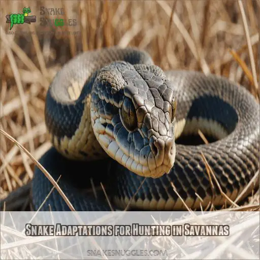 Snake Adaptations for Hunting in Savannas