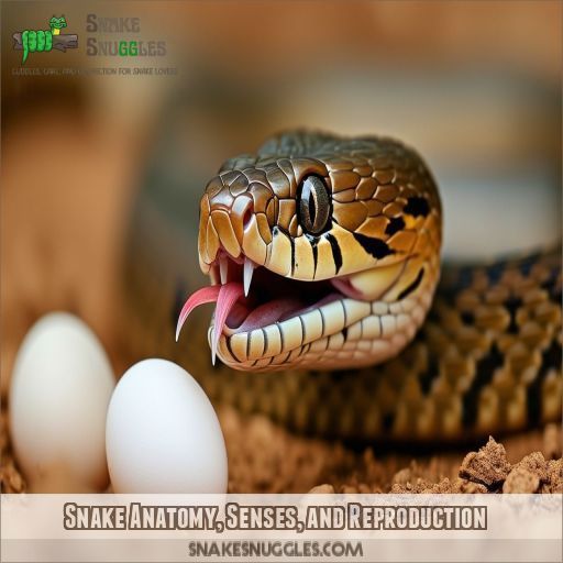 Snake Anatomy, Senses, and Reproduction