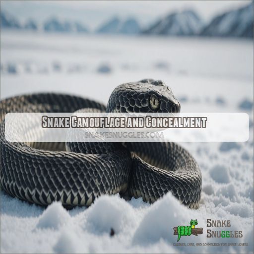 Snake Camouflage and Concealment