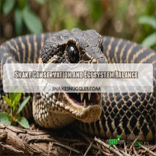 Snake Conservation and Ecosystem Balance