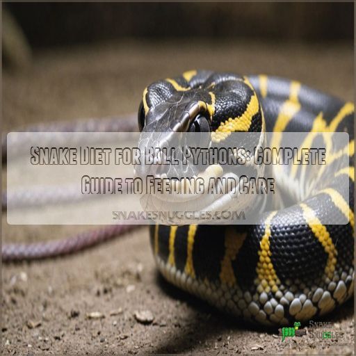 snake diet for ball pythons