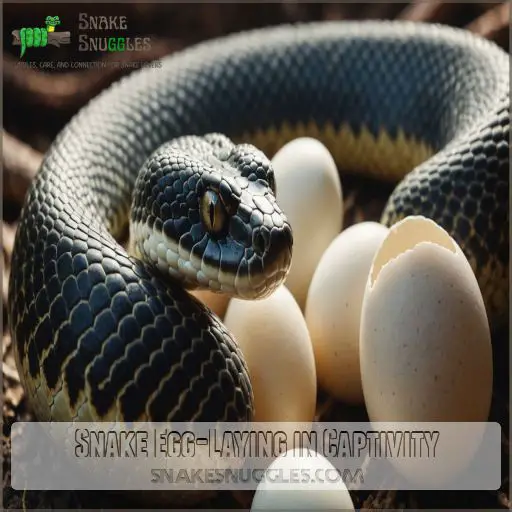 Snake Egg-Laying in Captivity