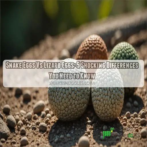 snake eggs vs lizard eggs