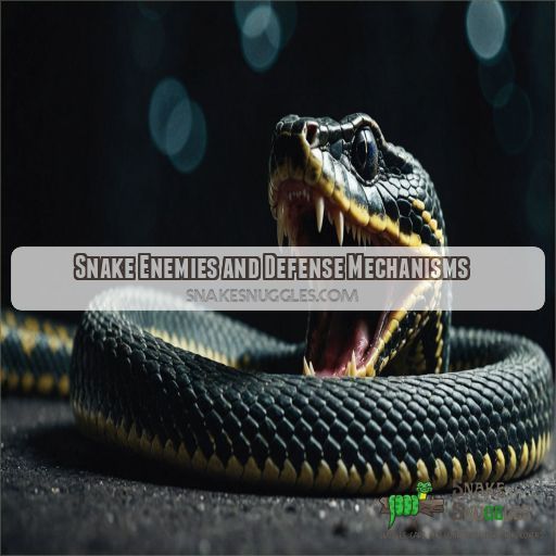 Snake Enemies and Defense Mechanisms