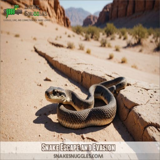 Snake Escape and Evasion