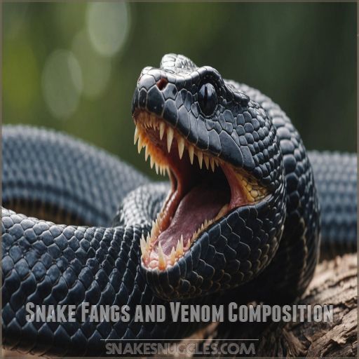 Snake Fangs and Venom Composition