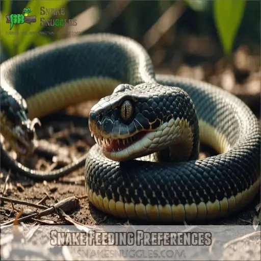 Snake Feeding Preferences