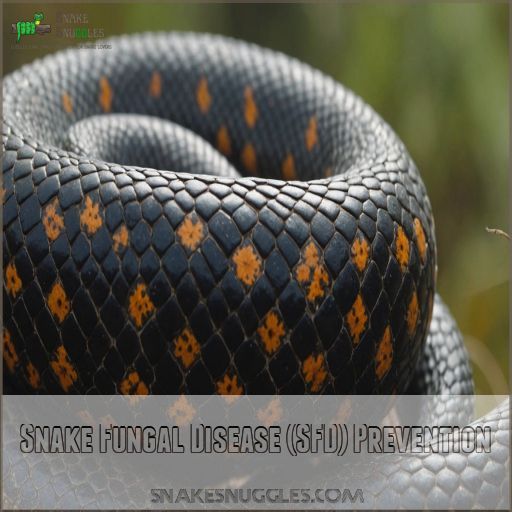 Snake Fungal Disease (SFD) Prevention