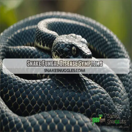 Snake Fungal Disease Symptoms