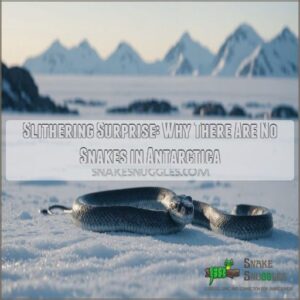 Snake habitat in Antarctica