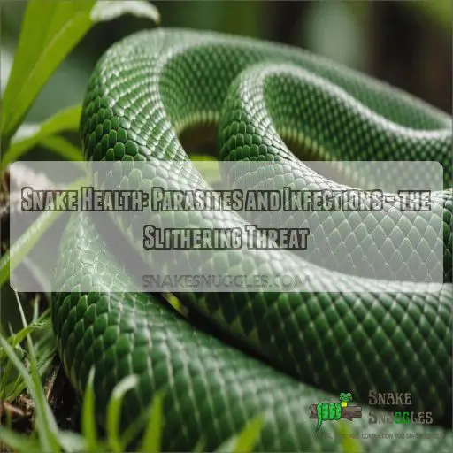 Snake health: parasites and infections