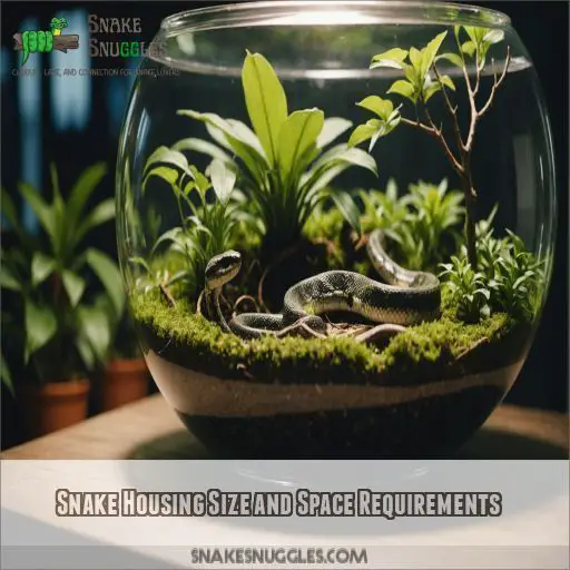 Snake Housing Size and Space Requirements