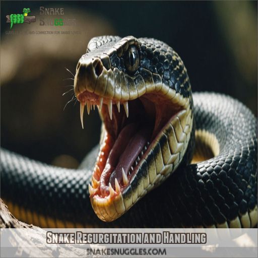 Snake Regurgitation and Handling