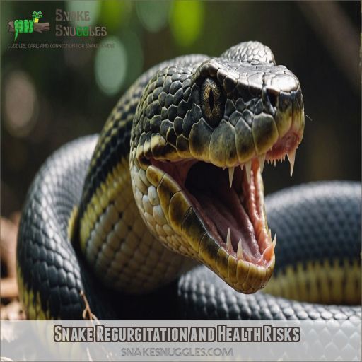 Snake Regurgitation and Health Risks