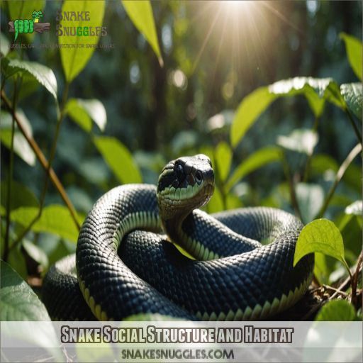 Snake Social Structure and Habitat