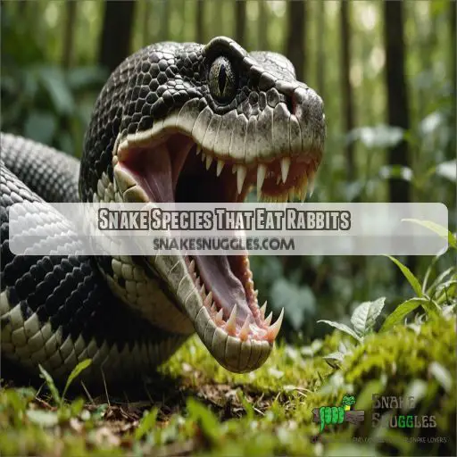 Snake Species That Eat Rabbits