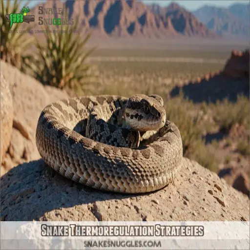 Snake Thermoregulation Strategies