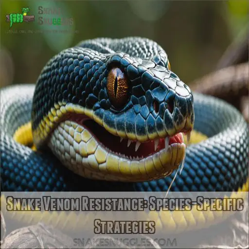 Snake Venom Resistance: Species-Specific Strategies