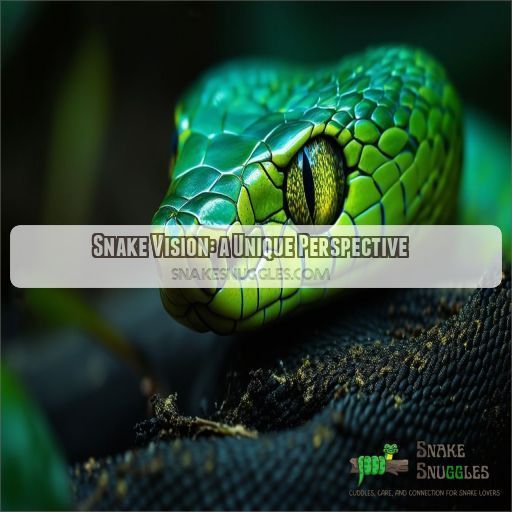 Snake Vision: a Unique Perspective