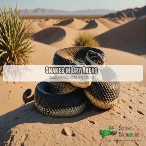 Snakes in Dry Areas