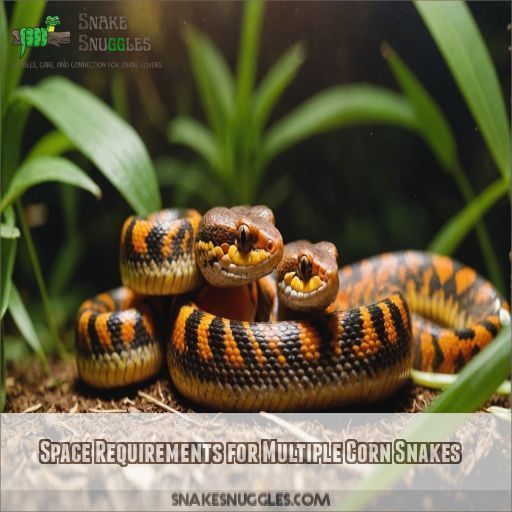 Space Requirements for Multiple Corn Snakes