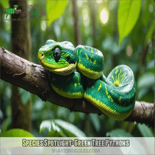 Species Spotlight: Green Tree Pythons