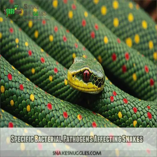 Specific Bacterial Pathogens Affecting Snakes