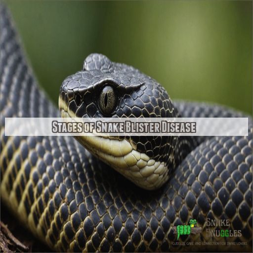 Stages of Snake Blister Disease