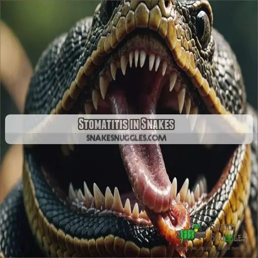 Stomatitis in Snakes