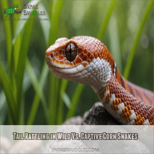 Tail Rattling in Wild Vs. Captive Corn Snakes