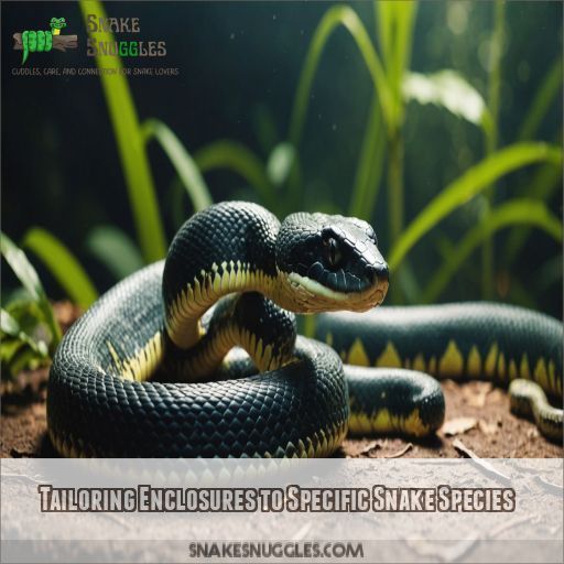 Tailoring Enclosures to Specific Snake Species