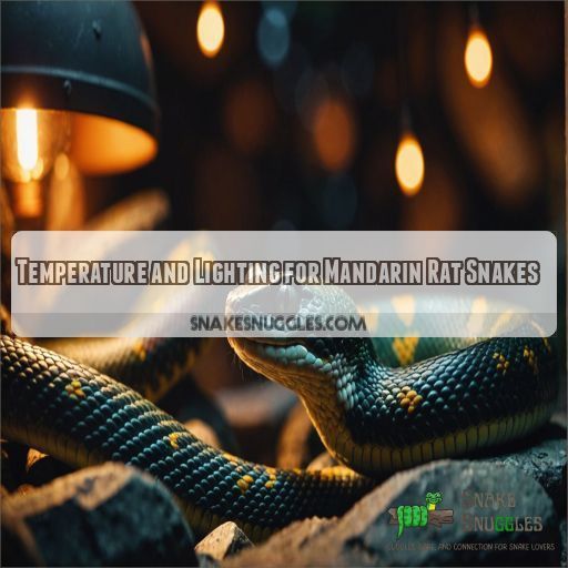 Temperature and Lighting for Mandarin Rat Snakes