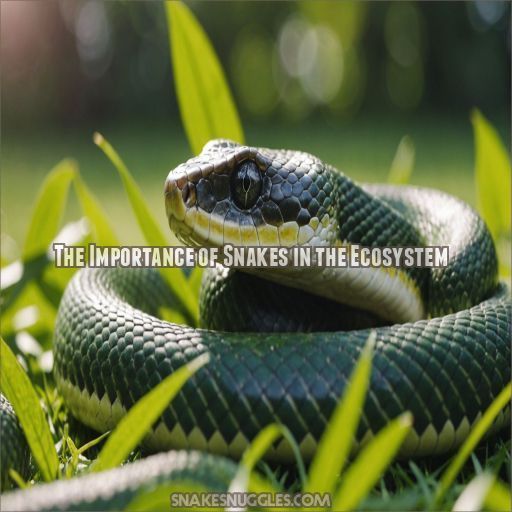 The Importance of Snakes in the Ecosystem