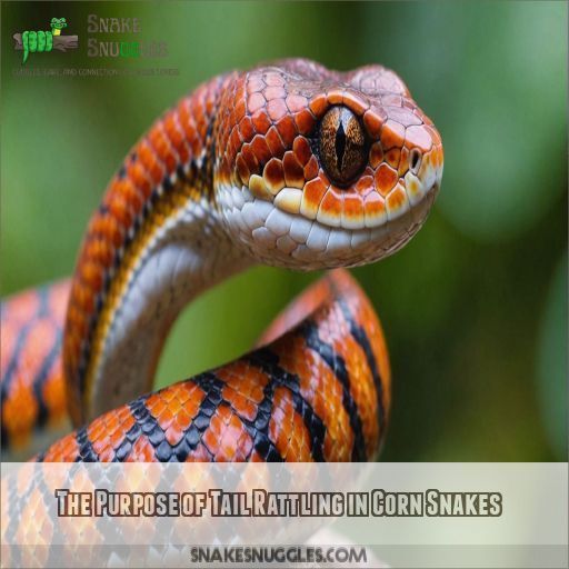 The Purpose of Tail Rattling in Corn Snakes