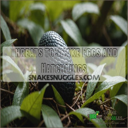 Threats to Snake Eggs and Hatchlings