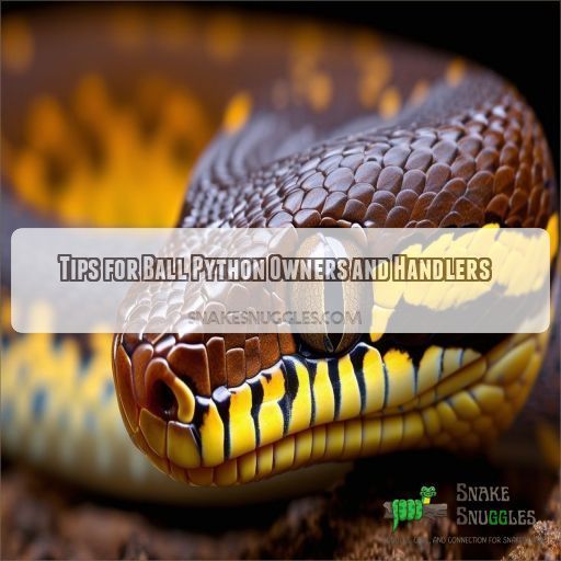 Tips for Ball Python Owners and Handlers