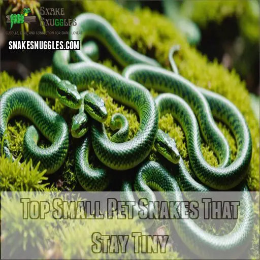 Top Small Pet Snakes That Stay Tiny