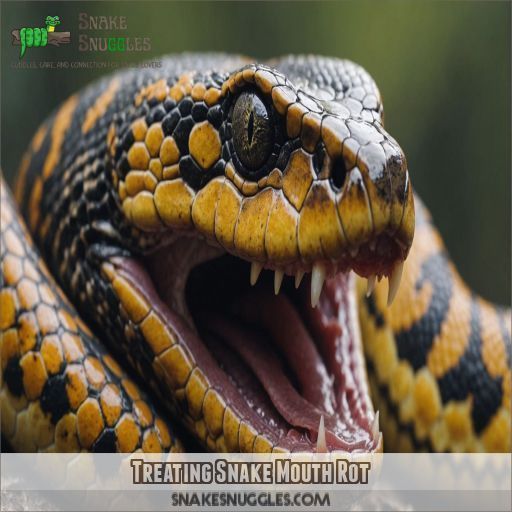 Treating Snake Mouth Rot