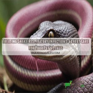 Treating snake respiratory infections