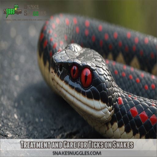 Treatment and Care for Ticks on Snakes